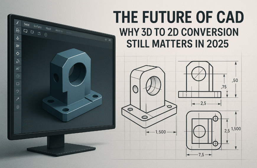The Future of CAD: Why 3D to 2D Conversion Still Matters in 2025