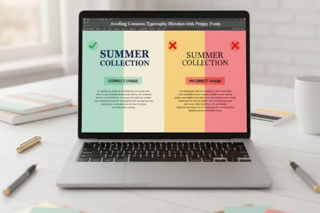 Avoiding Common Typography Mistakes with Preppy Fonts