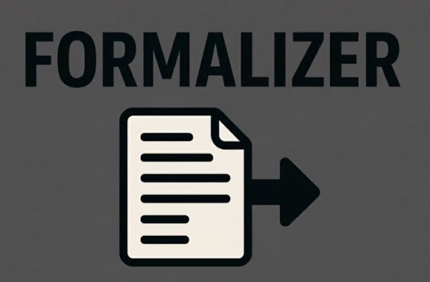 Formalizer Tool to Make Your Casual Text Professional