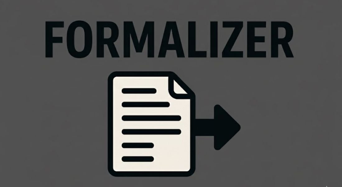 Formalizer Tool to Make Your Casual Text Professional