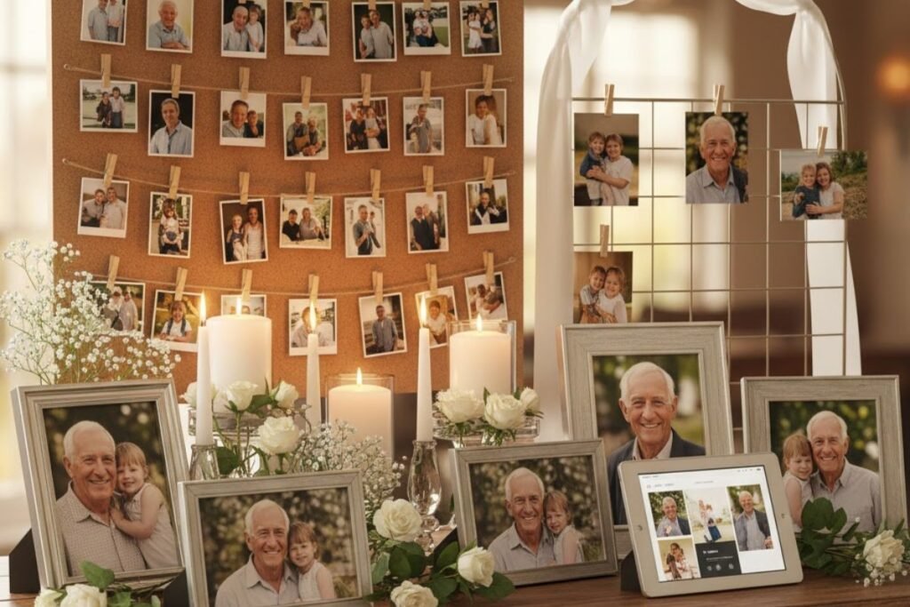 What Size Should You Print Photos for a Memorial