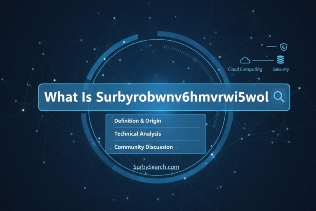 What Is Surbyrobwnv6hmvrwi5wol