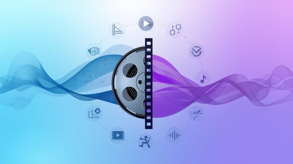 Fusion of video and audio in Video&A communication concept