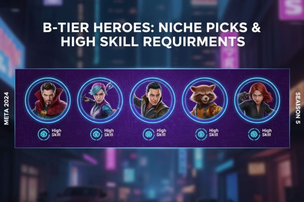 B-Tier Heroes Niche Picks and High Skill Requirements