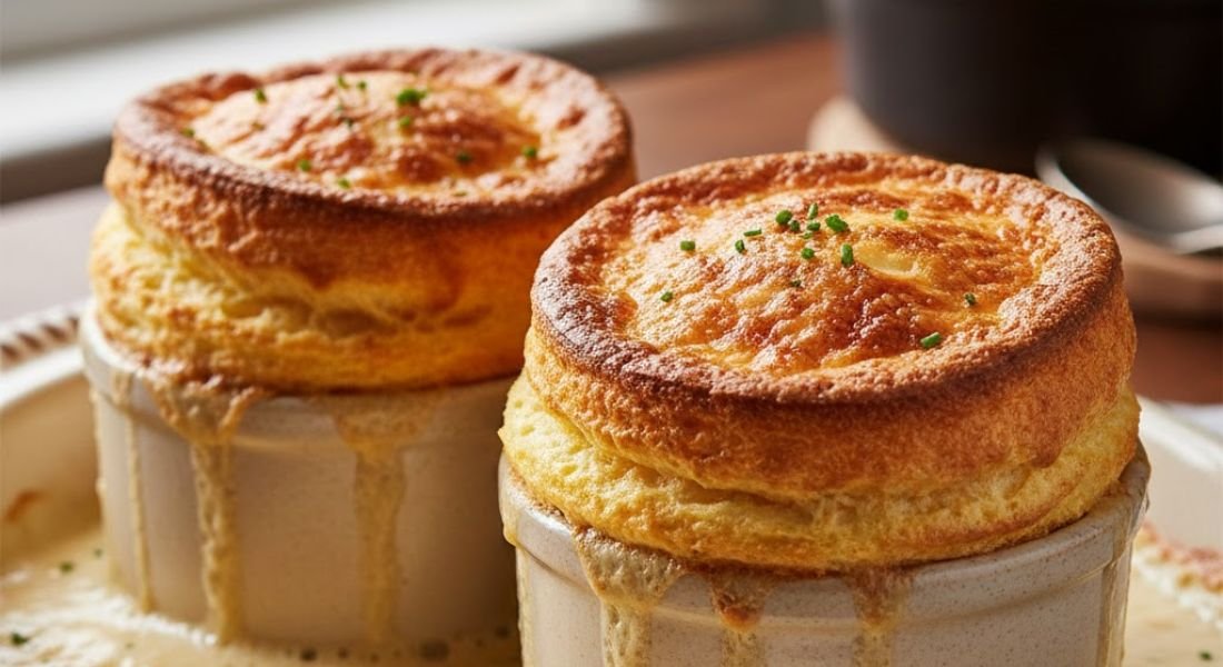 Twice-Baked Cheese Soufflé