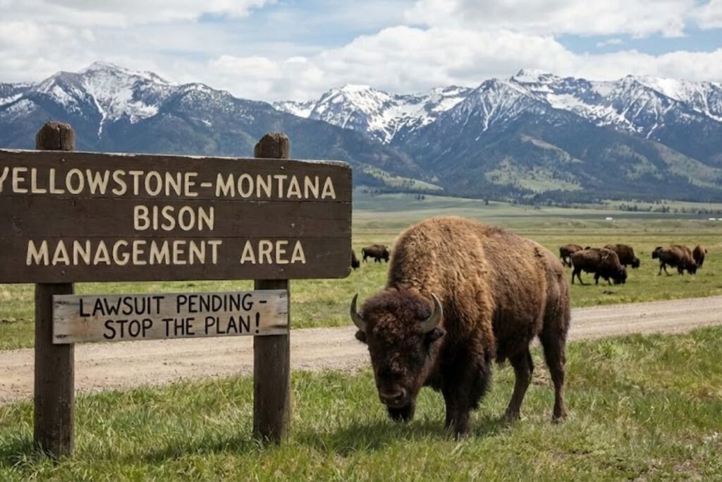 What is the New Yellowstone Bison Plan