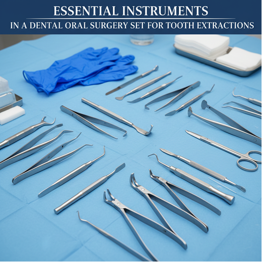 Essential Instruments in a Dental Oral Surgery Set&hellip;