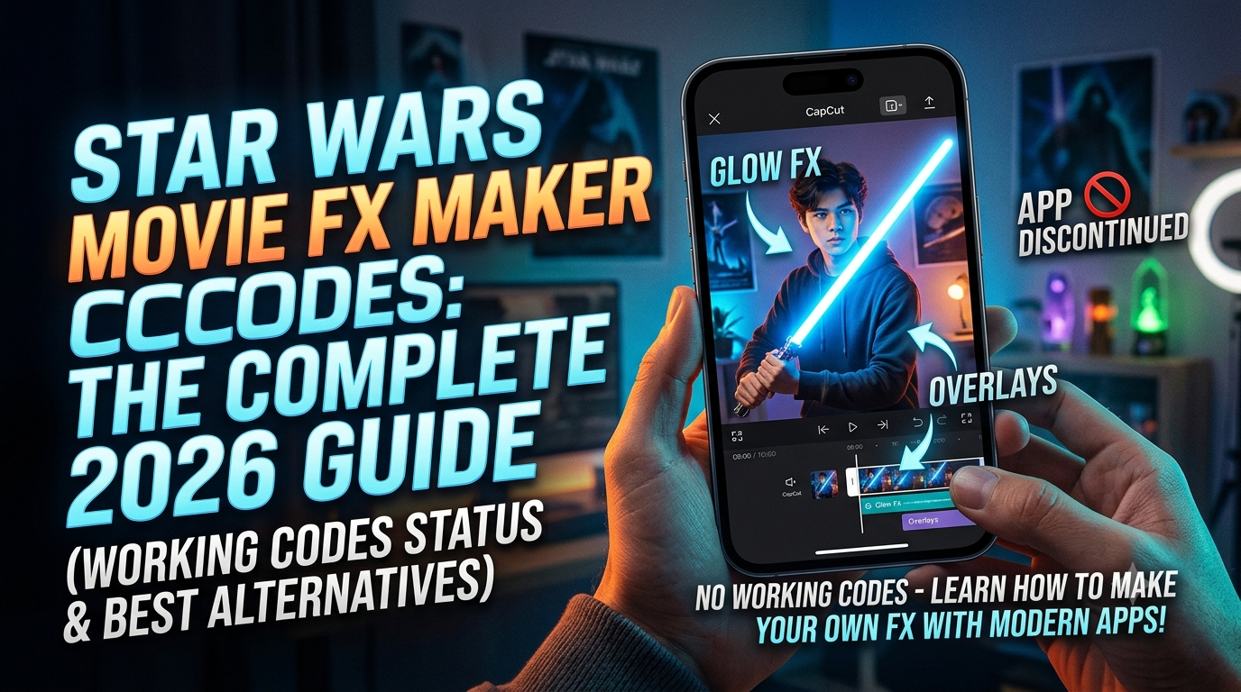 star wars movie fx maker codes