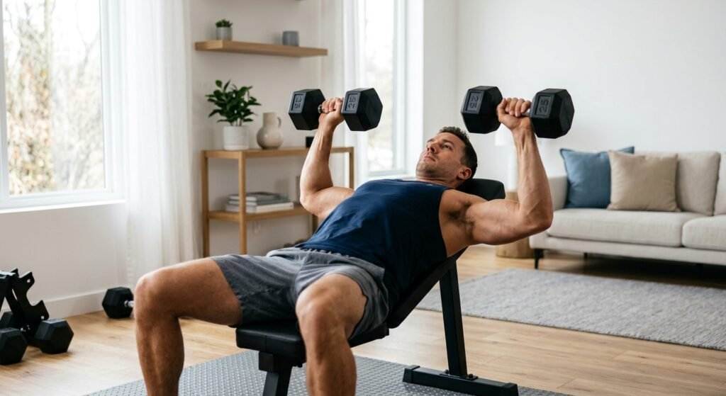 Chest Workout With Dumbbells