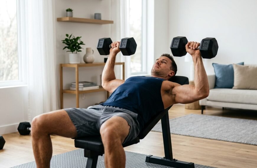 Chest Workout With Dumbbells