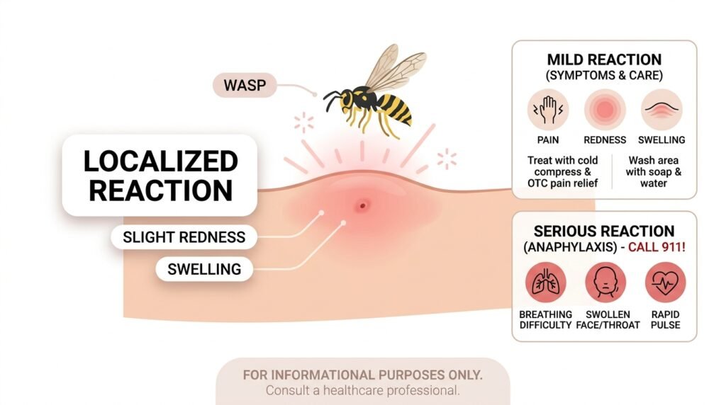 What Happens When a Wasp Stings