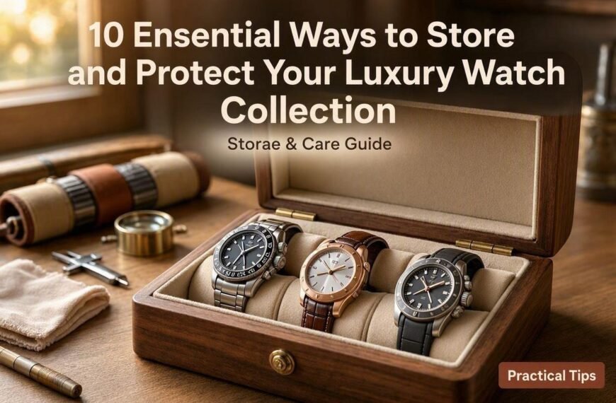 10 Essential Ways to Store and Protect Your Luxury Watch Collection