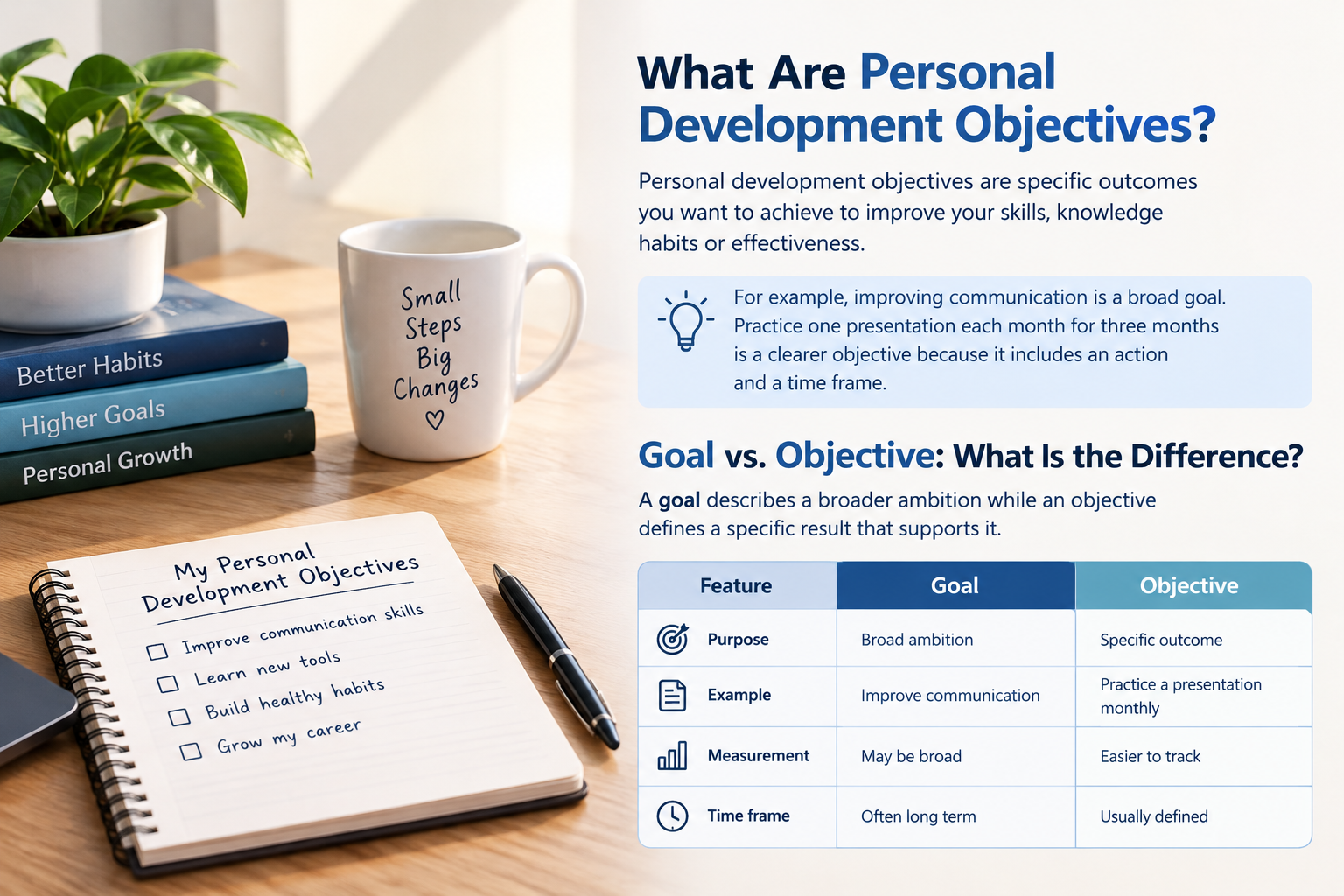 Personal Development Objectives