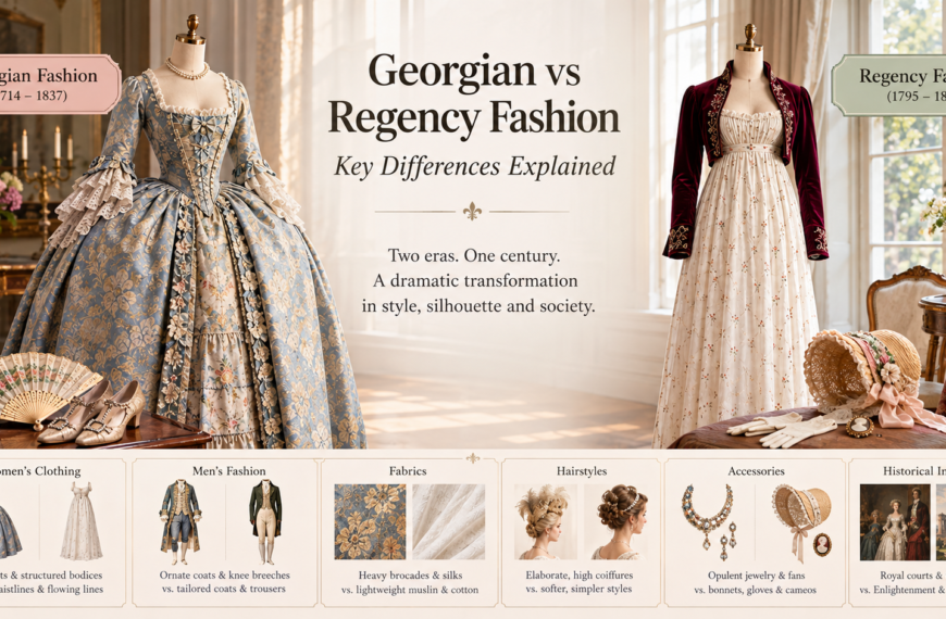 Georgian vs Regency Fashion: